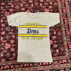 Vintage 80s Made in USA Champion shirt Loyola MD football championship